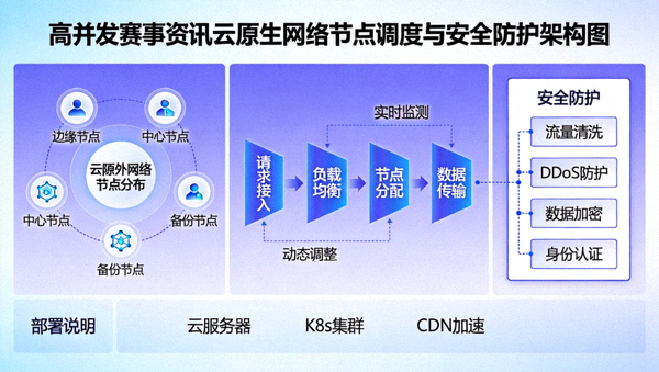 高并发赛事资讯云原生网络节点调度与安全防护架构部署