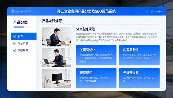 开云合法企业官网生成产品分类及SEO友好规范系统