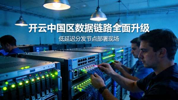 开云中国区数据链路全面升级与低延迟分发节点部署现场