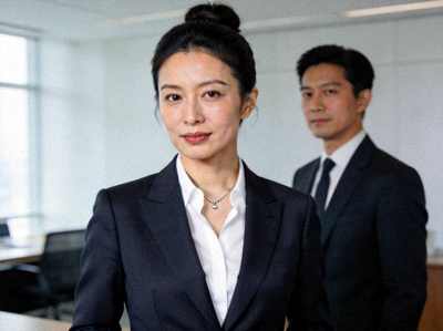 开云首席运营官王若馨正装职业照片