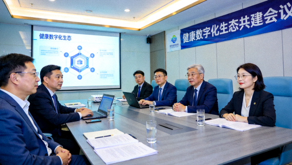 开云与多家体育机构代表在会议室内共倡健康数字化生态