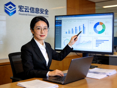 开云信息安全总监孙艺菲正装工作照